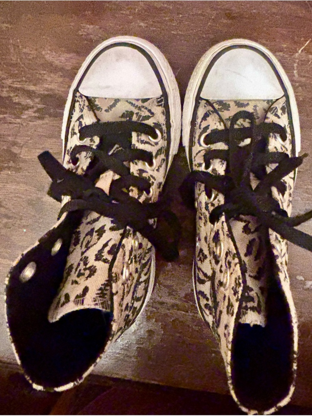 Girls Converse Chuck Taylor® All Star® Eva Lift High Top Leopard 11 - Picture 5 of 5